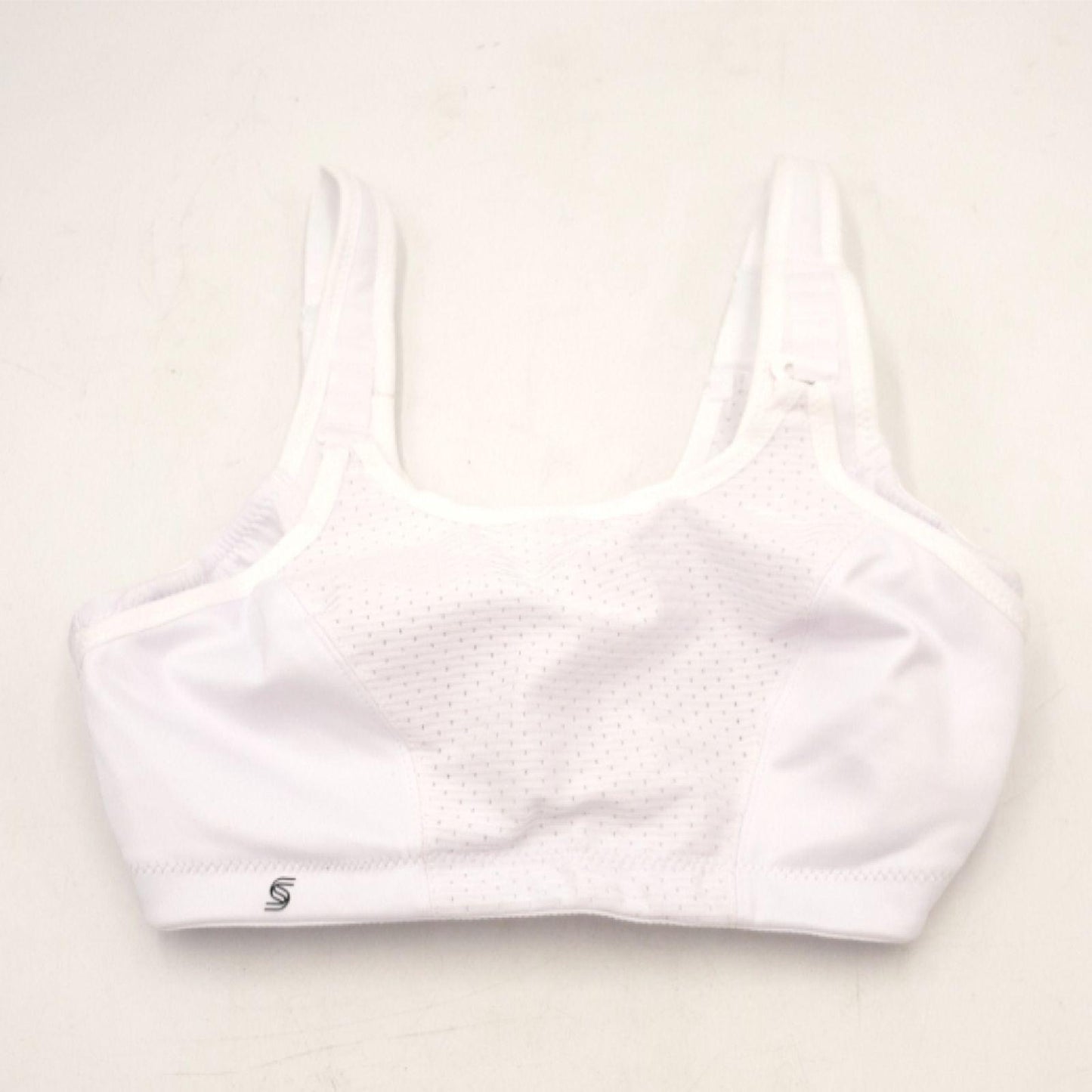 Weiss Sport BH Damenbekleidung 75C variablem Halt große Größen Plusgröße feminin