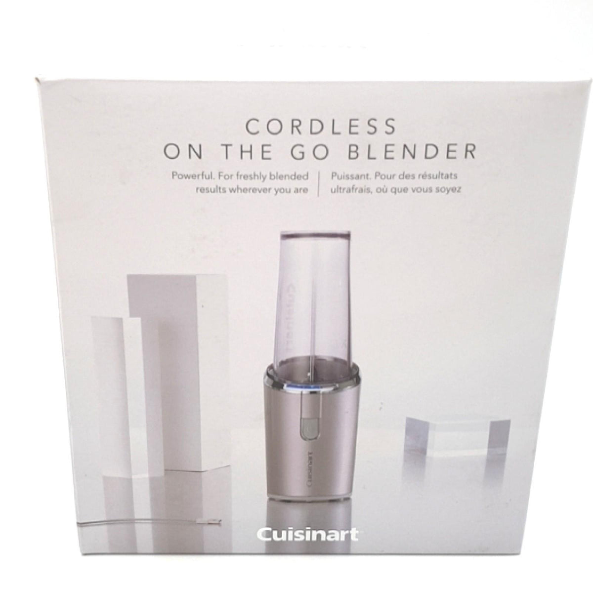 Cuisinart Schnurloser Mixer  450ml Flasche  Tragbarer Smoothie Maker  Ice Crusher  Frappe  Milkshakes  USB Wiederaufladbar  Handheld  Tritan BPA freier Mixbecher mit Deckel inklusive