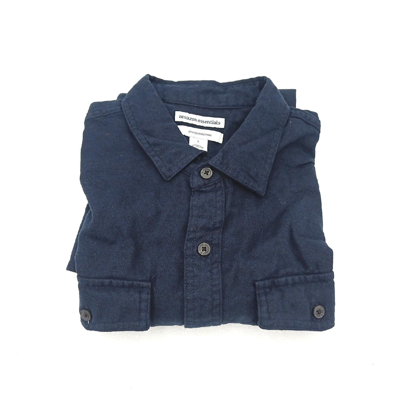 Amazon Essentials Herren Hemdjacke Bekleidung Marineblau schmale Passform lässig
