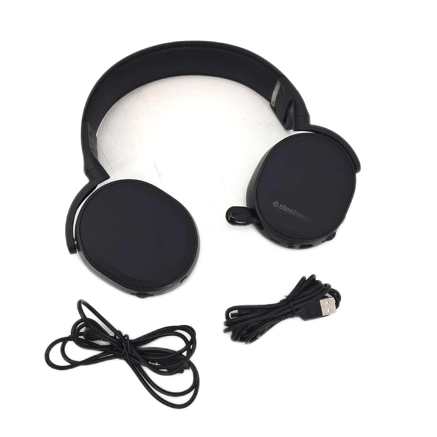 SteelSeries Arctis 7 Plus Wireless Gaming Headset Kopf Ohrpolster fehlen Gebrauchsspuren