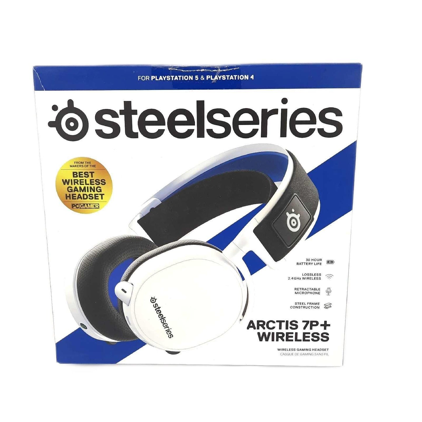 SteelSeries Arctis 7P Plus Kabelloses Gaming Headset Verlustfrei Ohne Dongel