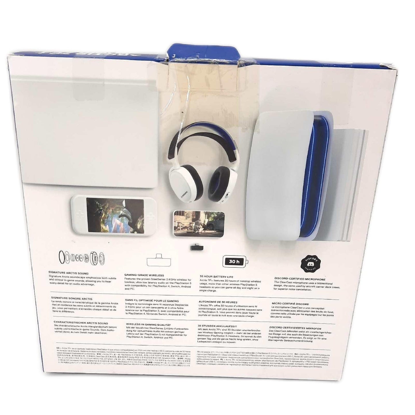 SteelSeries Arctis 7P Plus Kabelloses Gaming Headset Verlustfrei Ohne Dongel