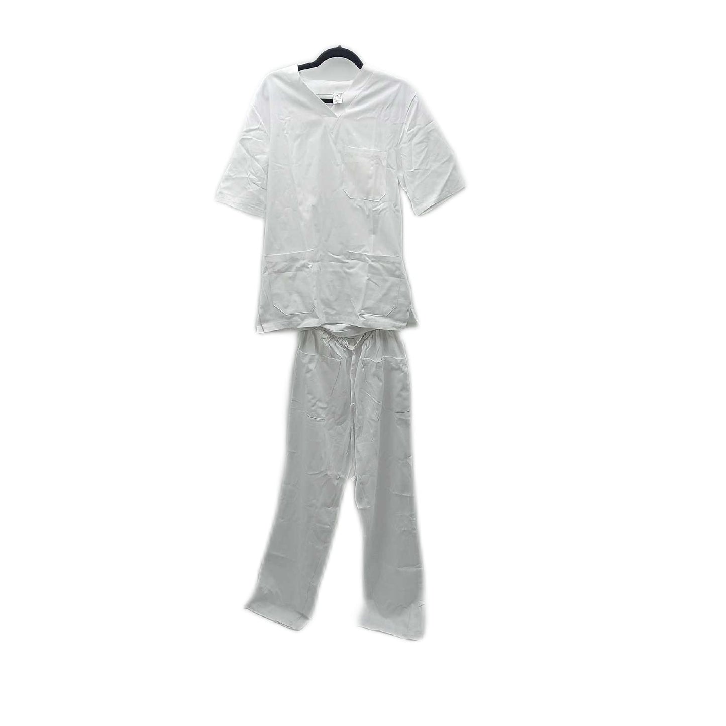 AIESI Hose Bekleidung Medizinische Uniform Weiß V Ausschnitt Komfortpflege Healthcare