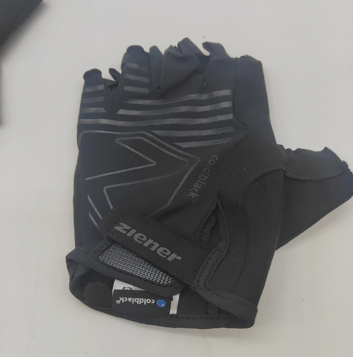 Ziener CANSO Herren Fahrrad Handschuhe Kurzfinger atmungsaktiv dämpfend Schwarz Gr 10 gebraucht