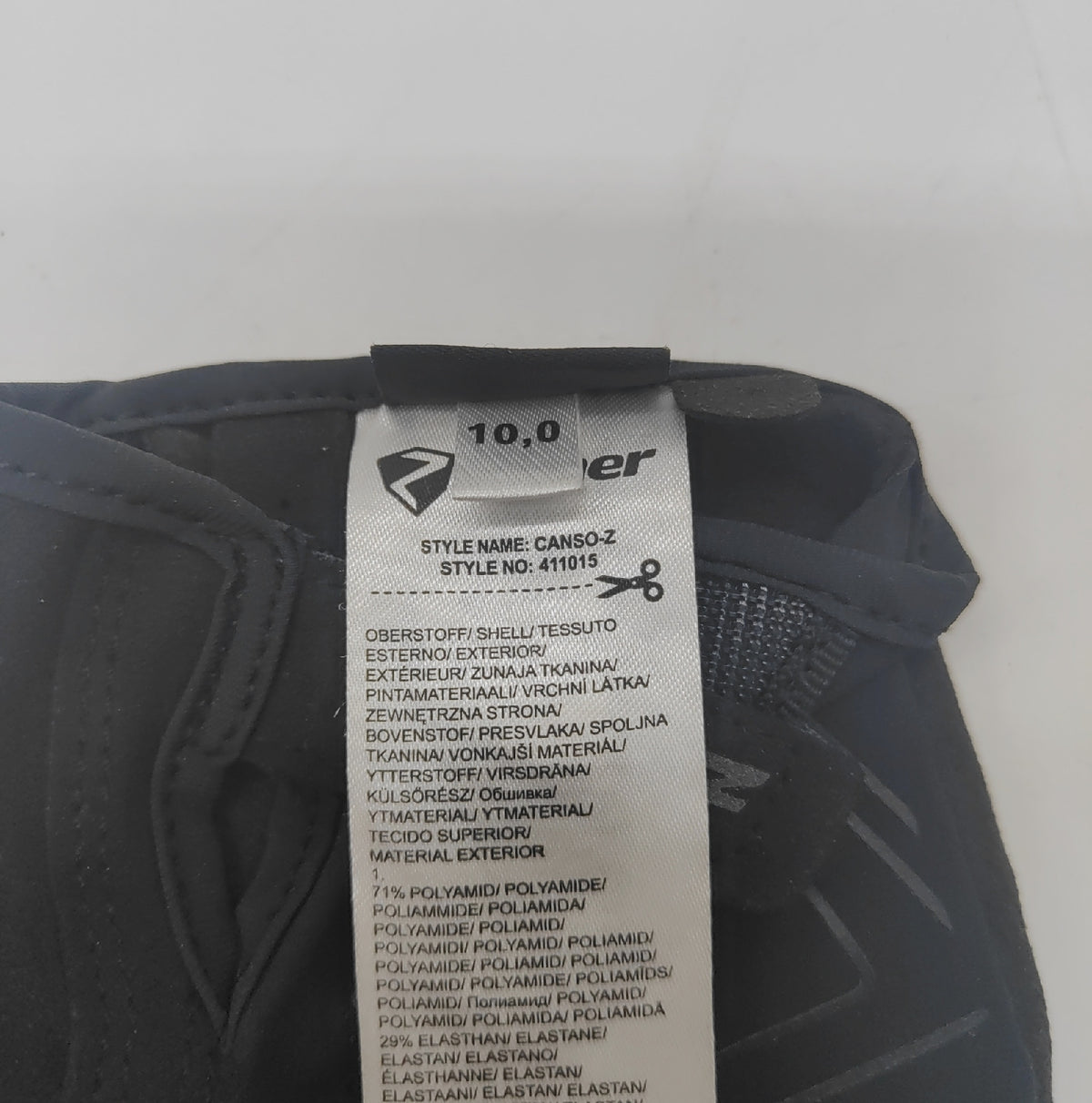 Ziener CANSO Herren Fahrrad Handschuhe Kurzfinger atmungsaktiv dämpfend Schwarz Gr 10 gebraucht