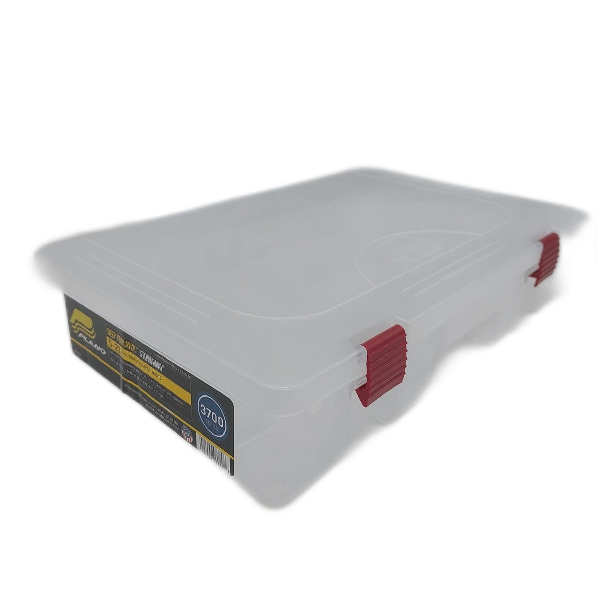 Plano StowAway Aufbewahrungsbox 2er Set 356 x 229 x 54 mm verstellbare Facher transparent