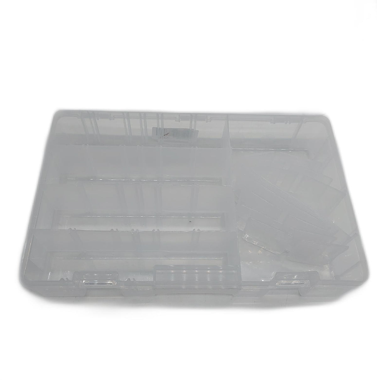 Plano StowAway Aufbewahrungsbox 2er Set 356 x 229 x 54 mm verstellbare Facher transparent
