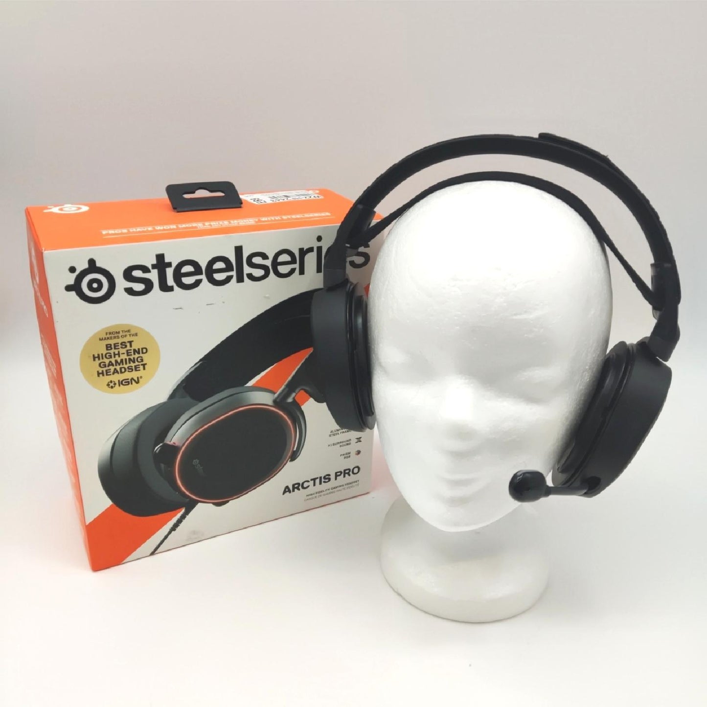 SteelSeries Arctis Pro Gaming Headset Hochaufloesende Lautsprecher Ohne Ohrpolster