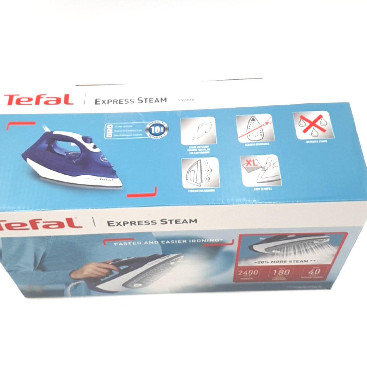 Tefal Dampfbügeleisen Haushaltsgeräte FV2838 Express Steam hohe Dampfleistung