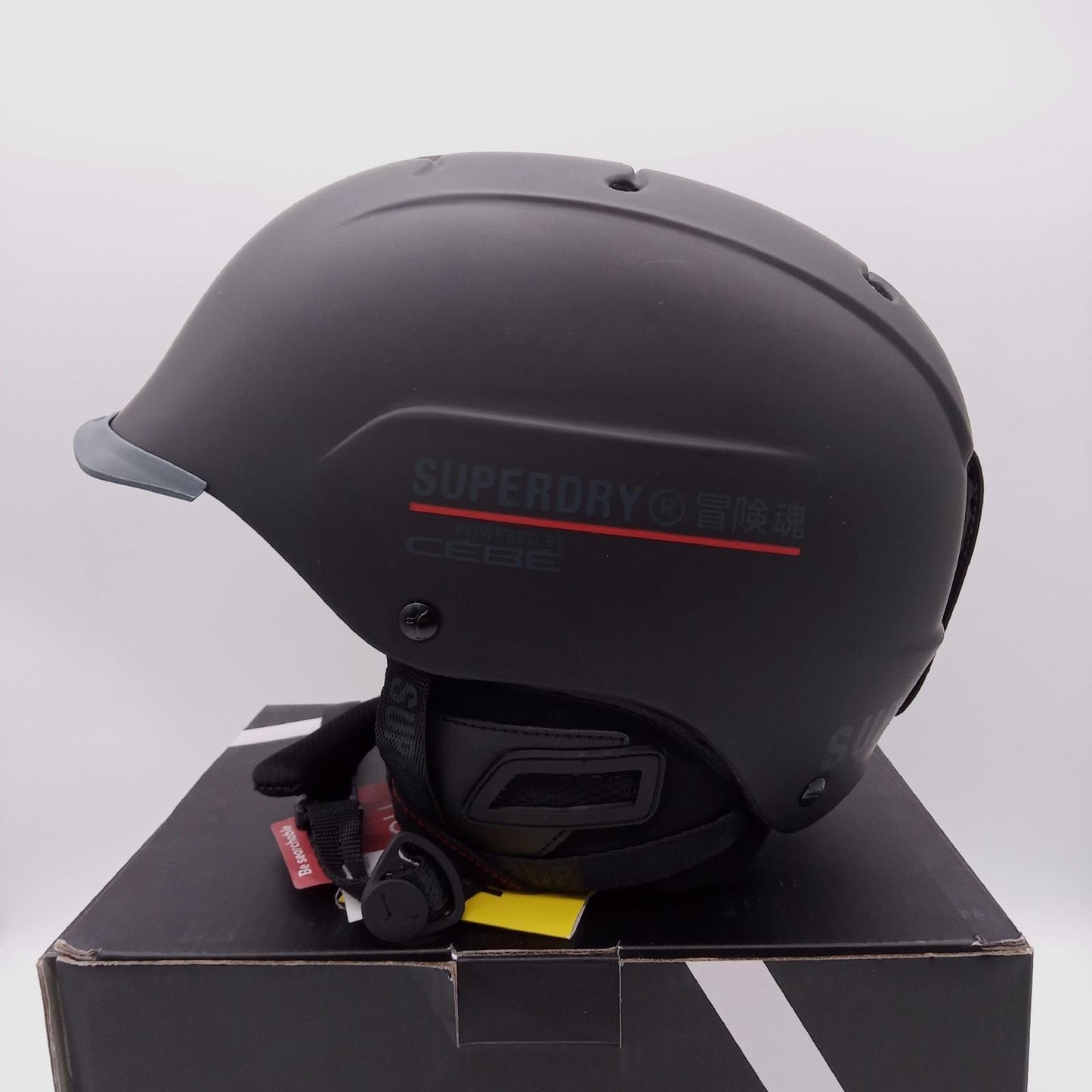 Cébé Helm Snowboardhelme Contest Visor Ultimate MIPS X Schutz Snowboardausrüstung XL Schwarz Matt