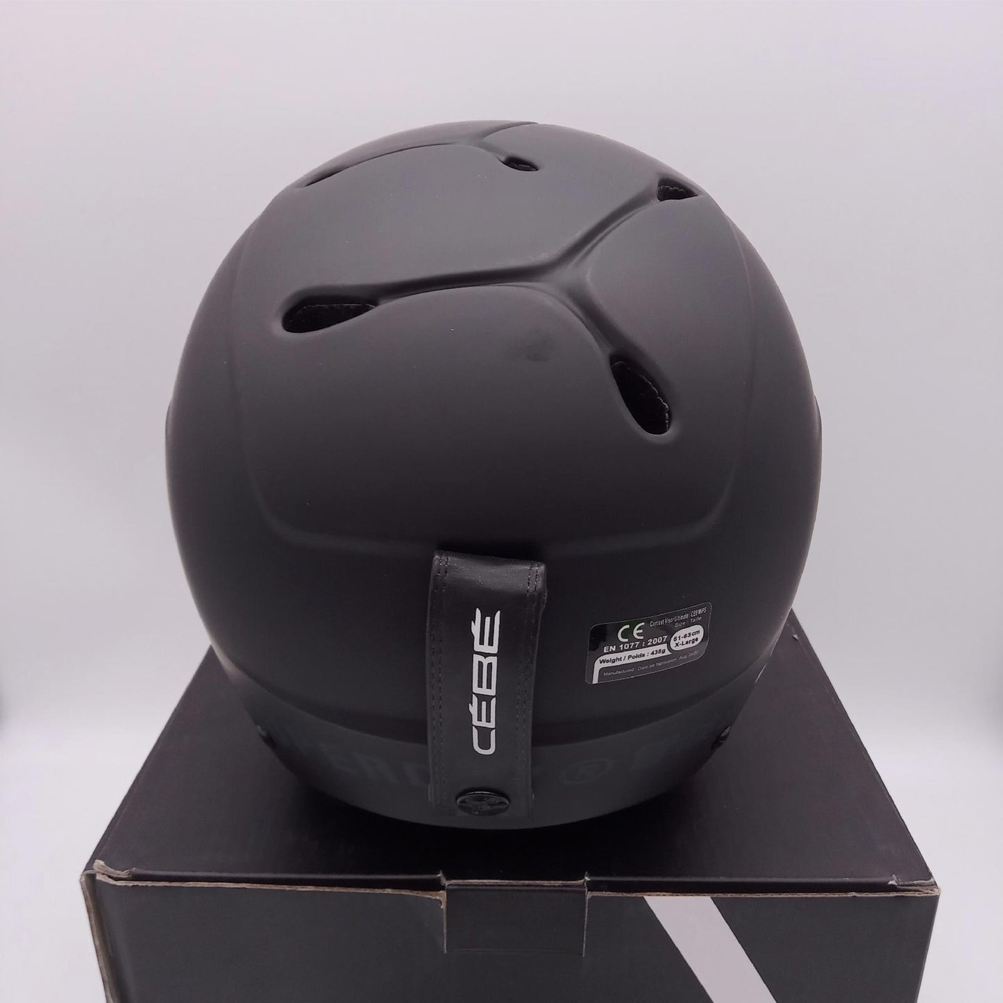 Cébé Helm Snowboardhelme Contest Visor Ultimate MIPS X Schutz Snowboardausrüstung XL Schwarz Matt
