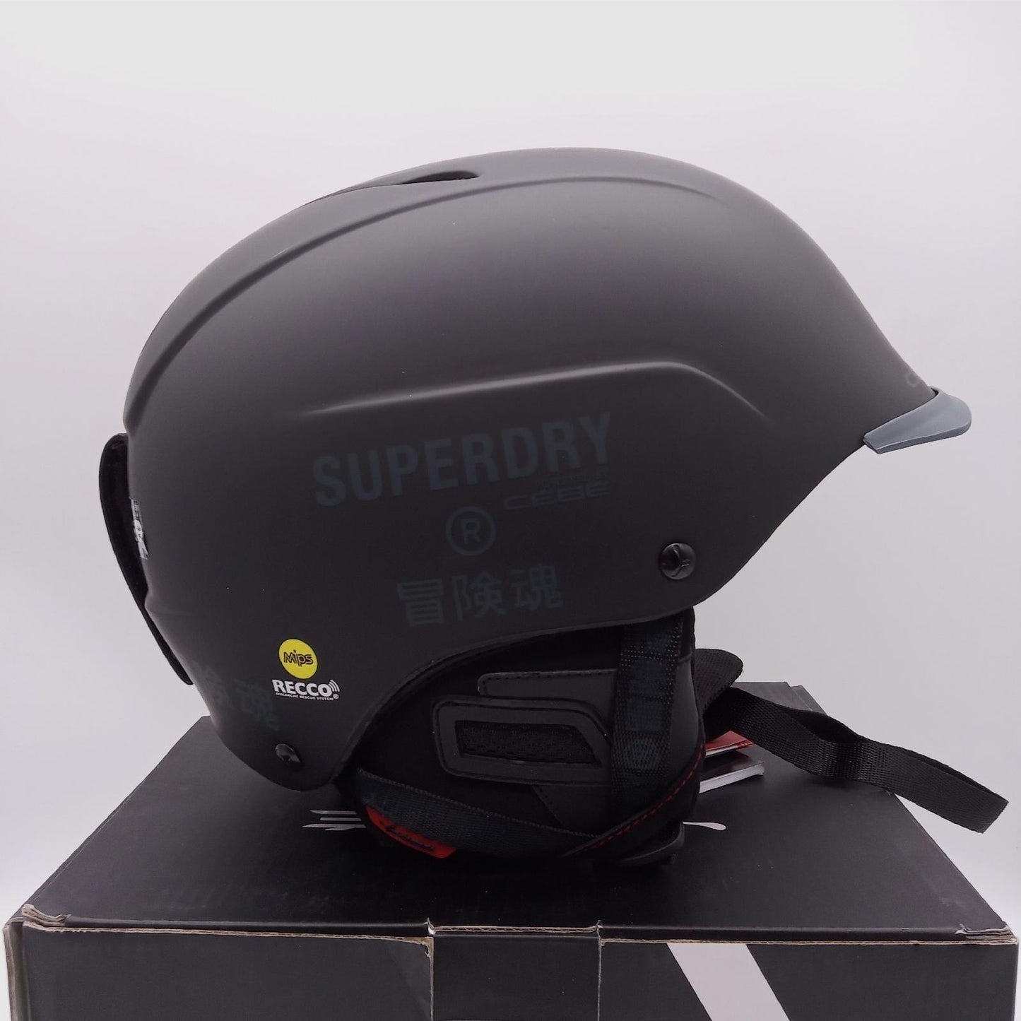 Cébé Helm Snowboardhelme Contest Visor Ultimate MIPS X Schutz Snowboardausrüstung XL Schwarz Matt