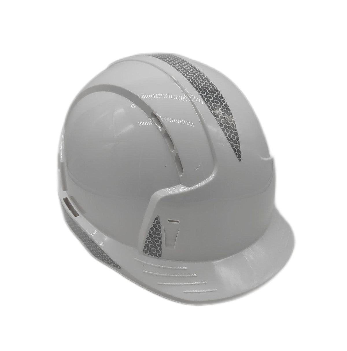 JSP EVOLITE CR2 Schutzhelm Bauhelm Weiß Drehverschluss Reflektierend Sicherheitshelm