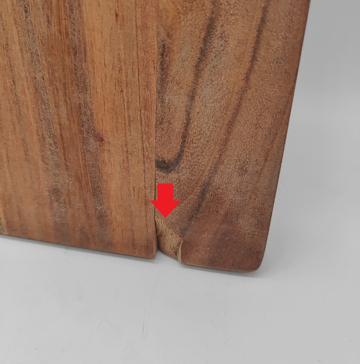 KESPER Schneidbrett Akazienholz 355 x 255 Holz leicht beschädigt un