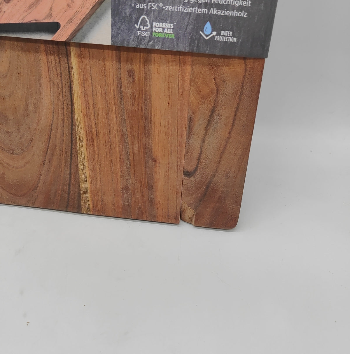 KESPER Schneidbrett Akazienholz 355 x 255 Holz leicht beschädigt un
