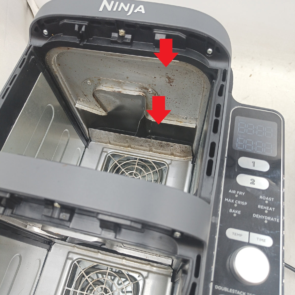 Ninja Stack XL Air Fryer Heissluftfritteuse 95L double stack elektrisch gebraucht guter Zustand