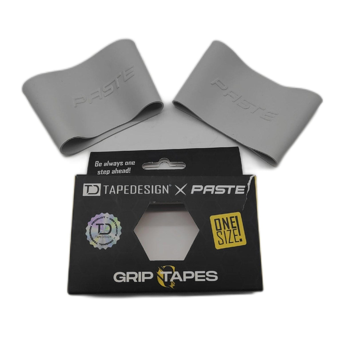 TAPEDESIGN Schienbeinschonerhalter Sportzubehör Fußball Männer Team Grip Sil