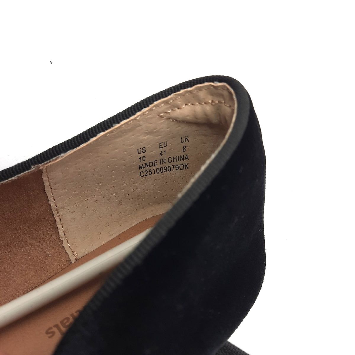 Amazon Essentials SHOES Damen Mary Jane Ballerinas Samt Schwarz Gr 41 EU