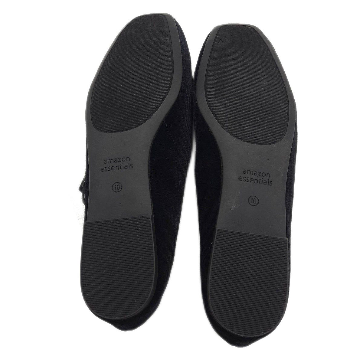Amazon Essentials SHOES Damen Mary Jane Ballerinas Samt Schwarz Gr 41 EU