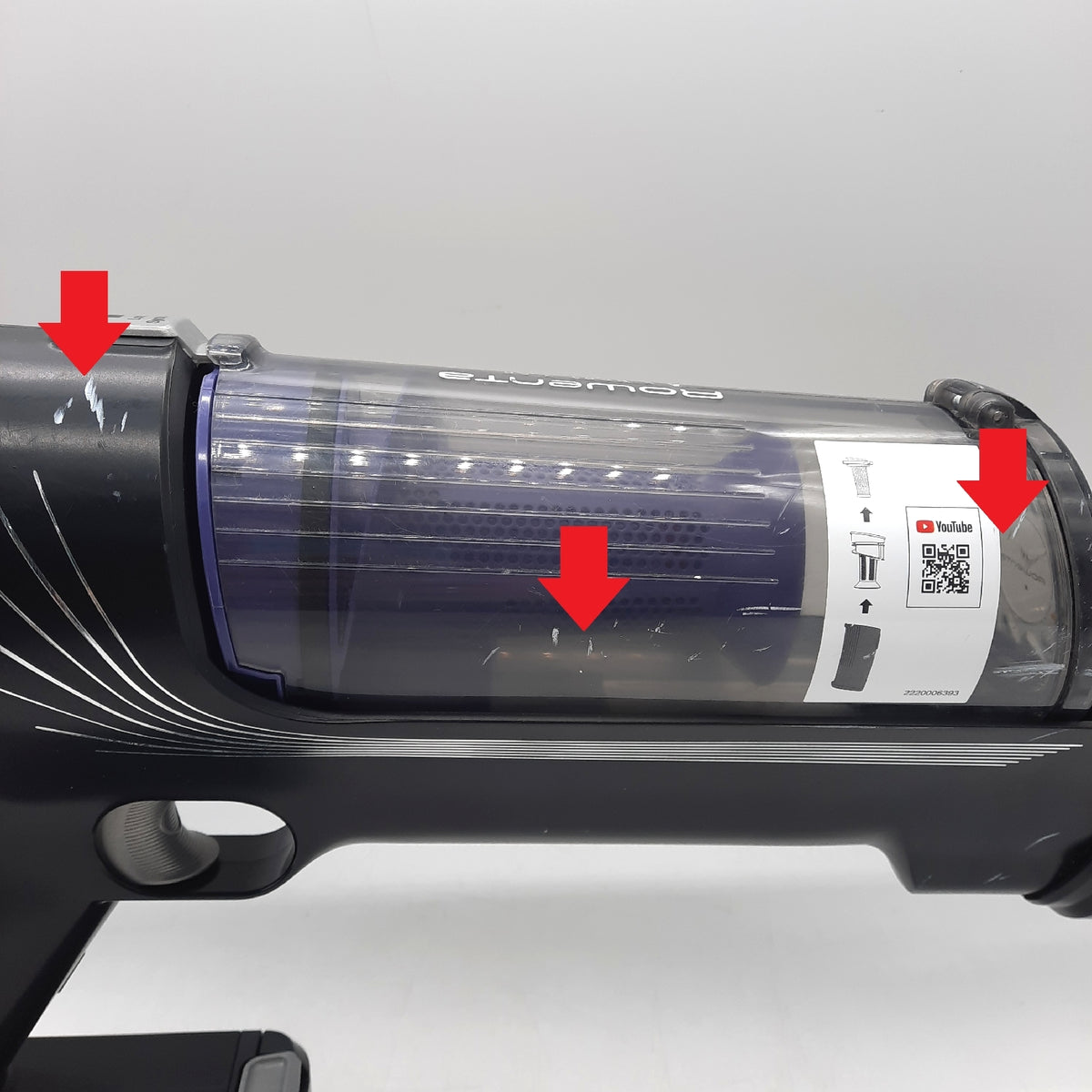 Rowenta X-PERT 7.60 Kabelloser Staubsauger mit 140 W Ultraleicht - Unvollständig