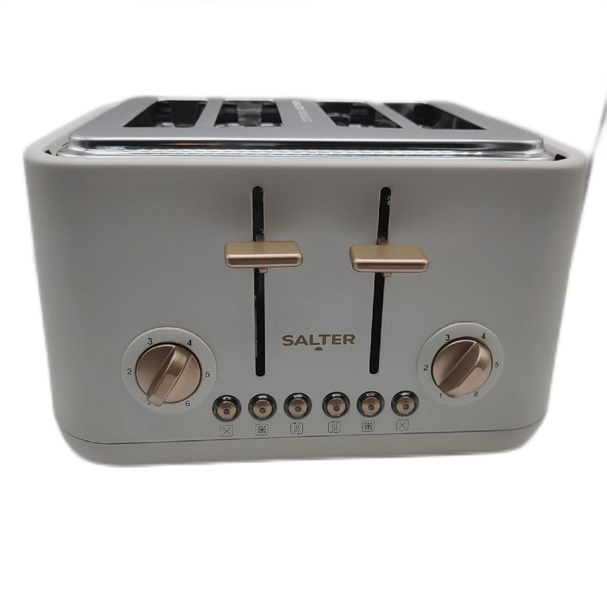 Salter Toaster Küchengeräte Pebble Vier Scheiben Hochheber Breiten Schlitze