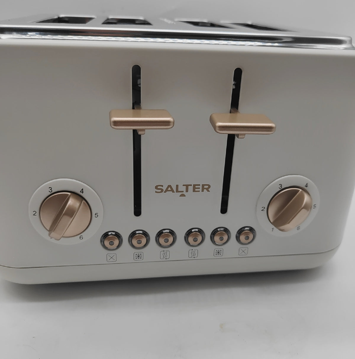 Salter Toaster Küchengeräte Pebble Vier Scheiben Hochheber Breiten Schlitze