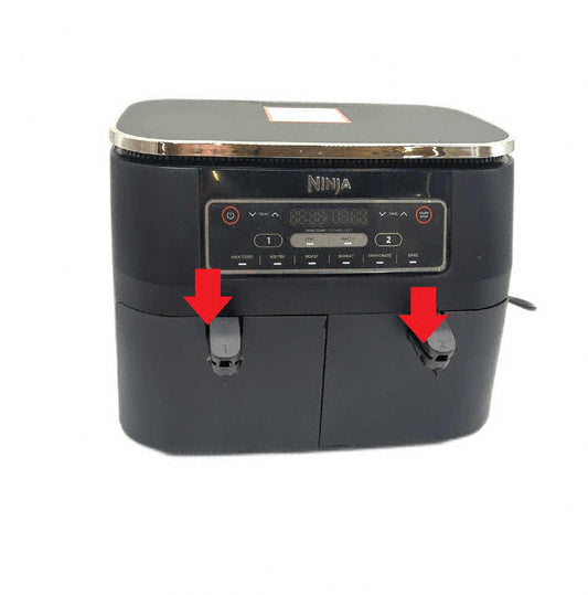 Ninja AF300EU Schwarz Foodi Heissluft Fritteuse 2 Koerbe