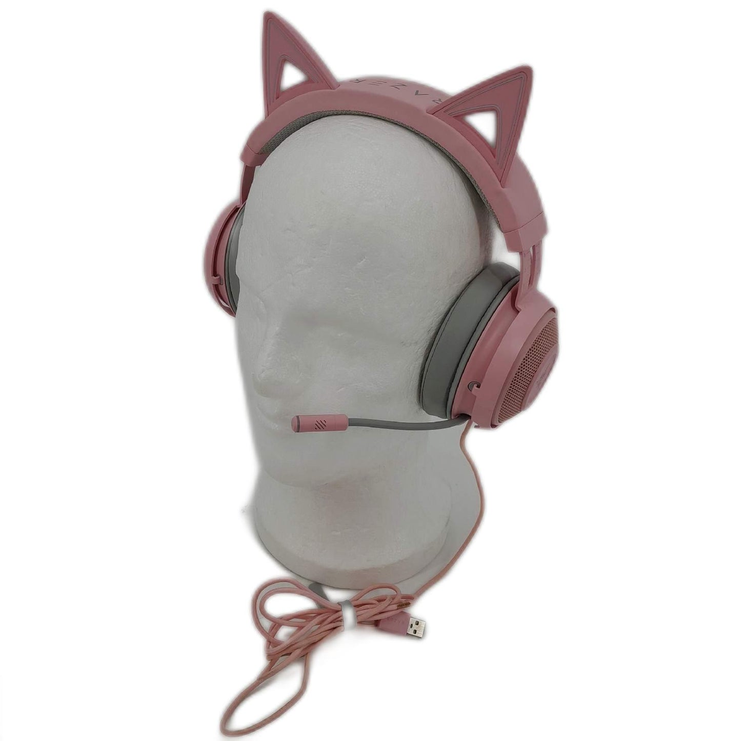 Razer Kraken Kitty Edition Gaming Headset Katzenohr USB Chrom Gaming Kopfhörer Schmalz