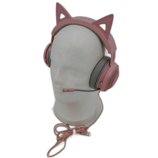 Razer Kraken Kitty Edition Gaming Headset Katzenohr USB Chrom Gaming Kopfhörer Schmalz