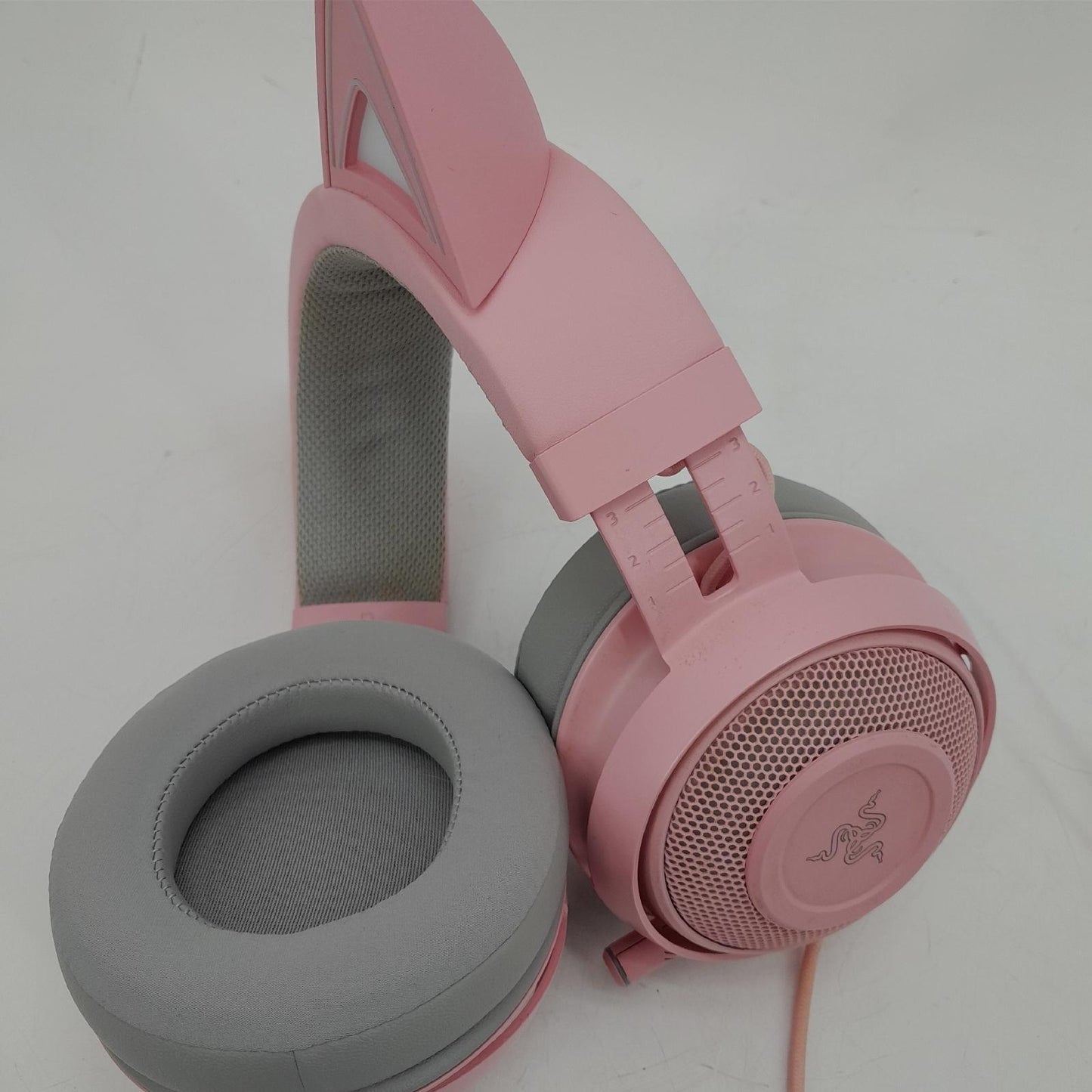 Razer Kraken Kitty Edition Gaming Headset Katzenohr USB Chrom Gaming Kopfhörer Schmalz