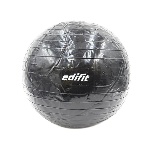 EDIFIT Pilates Ball Set 55 65 75 cm Pezziball Gymnastikball Pilates Yoga Ball mit Inflator Schwarz