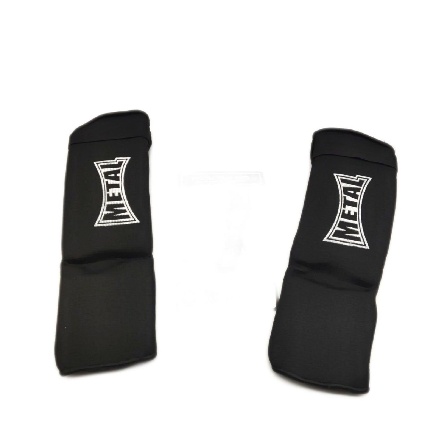 Metal Boxe Schienbeinschoner Kampfsport Schutzbekleidung XS Schwarz Stabilität