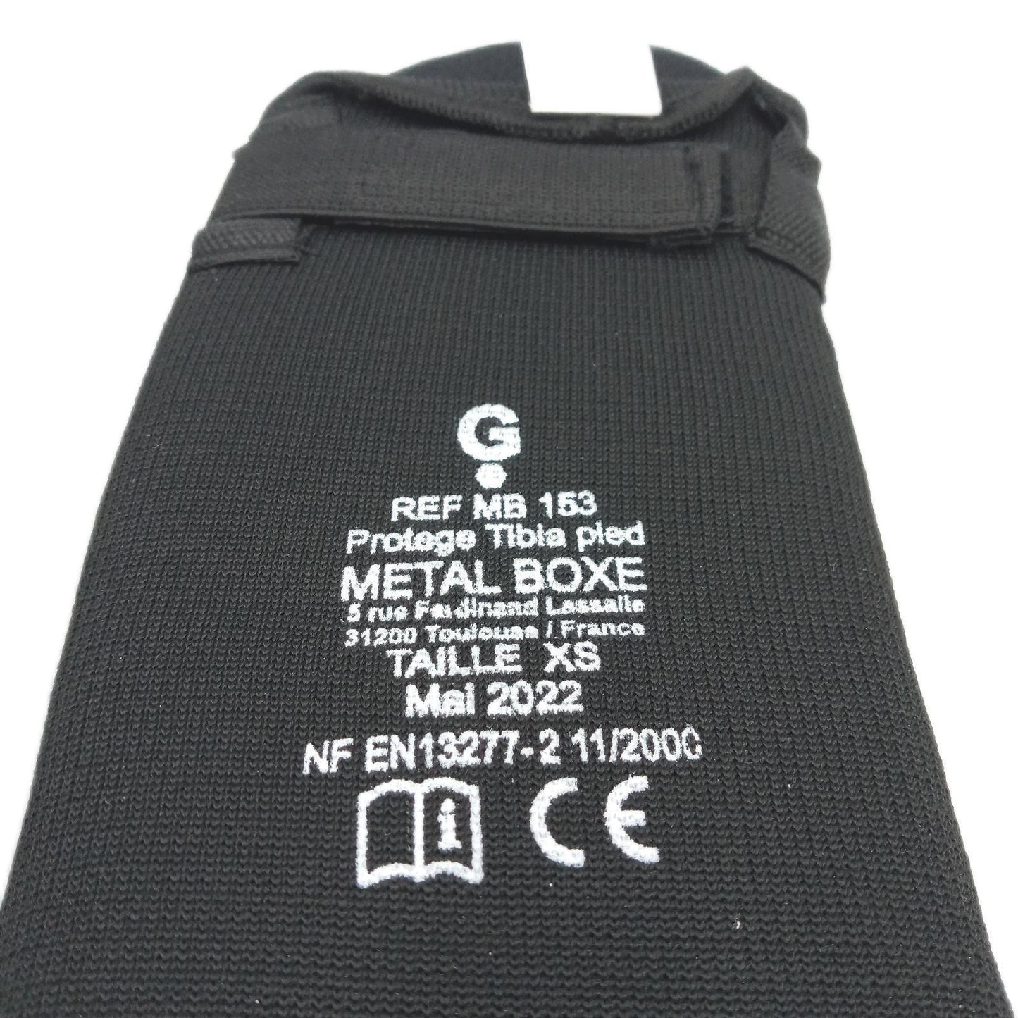 Metal Boxe Schienbeinschoner Kampfsport Schutzbekleidung XS Schwarz Stabilität