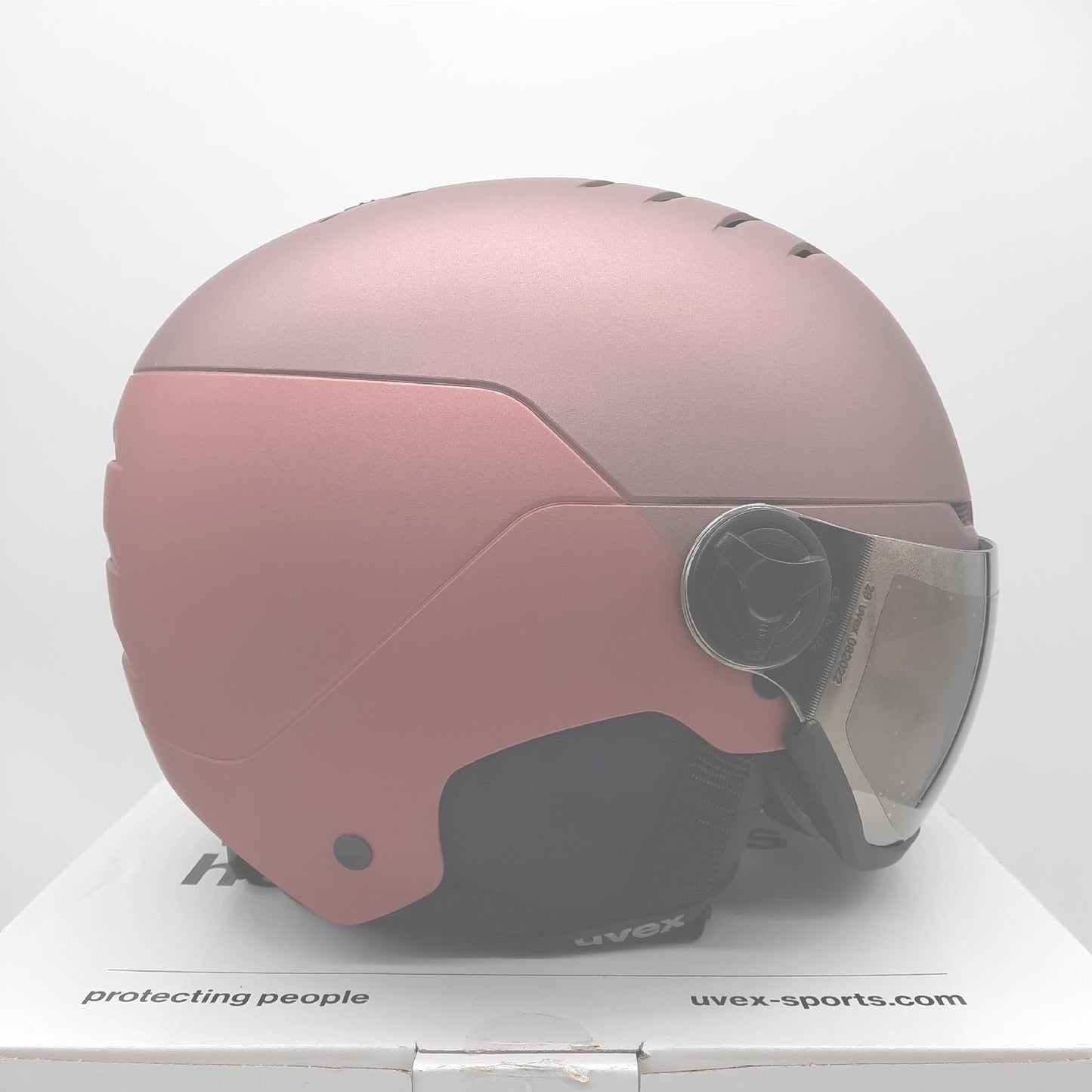 Uvex Skihelm Schutz Helme Wanted Visor Bramble Stilvoll und sicher für Sport Enthusi