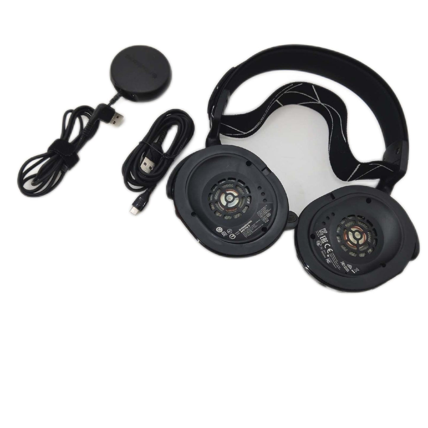 SteelSeries Arctis 9 Dual Wireless Gaming Headset mit Gebrauchsspuren ohne Ohrpolster