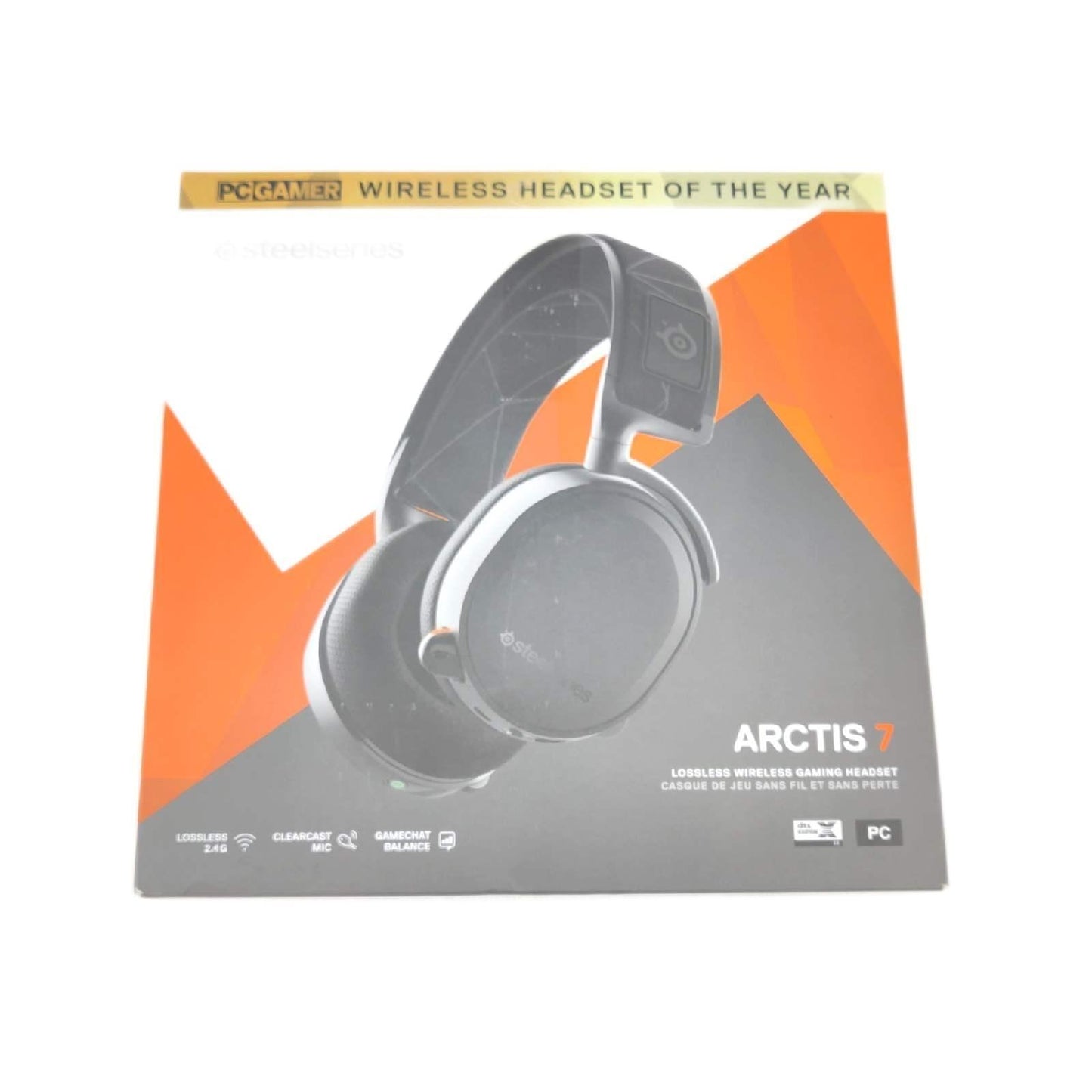 SteelSeries Arctis 7 Wireless Headset DTS X ohne Kabel und Polster