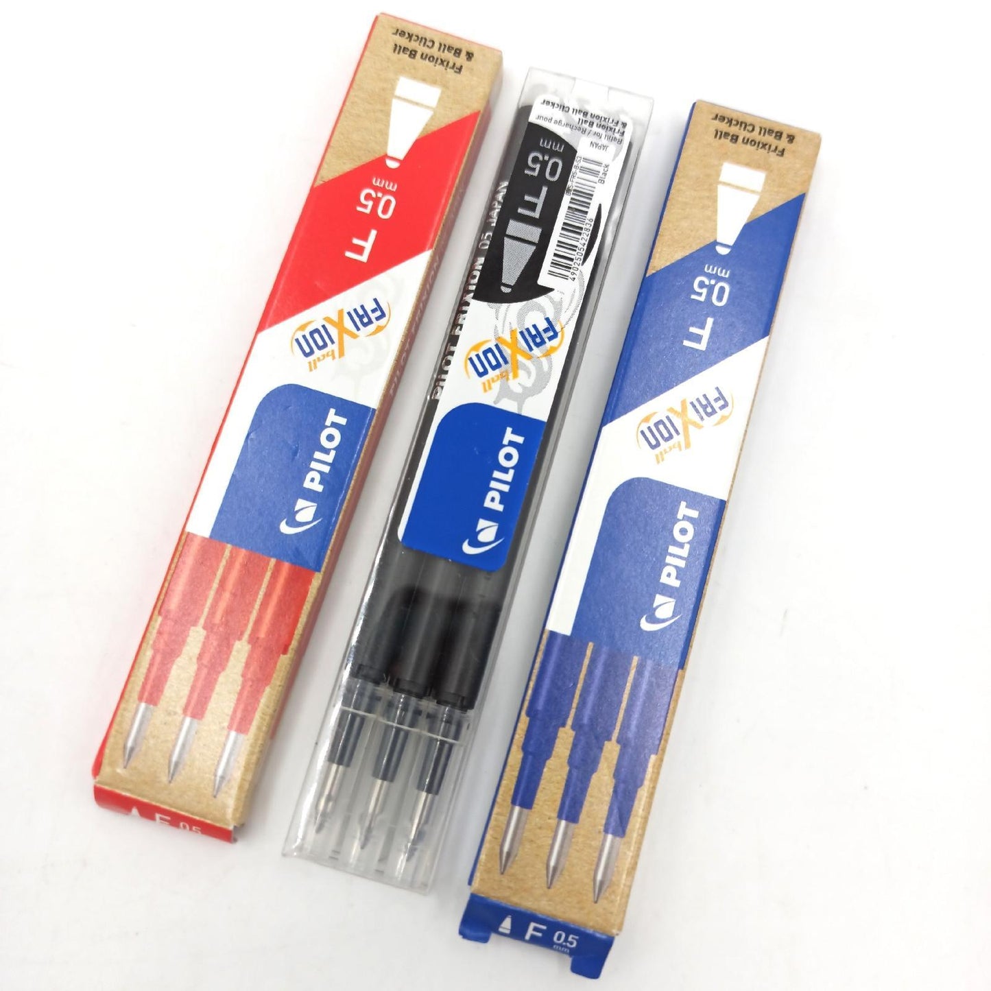 PILOT Nachfüllminen Schreibzubehoer Set 3 x 4 Schwarz Blau Rot