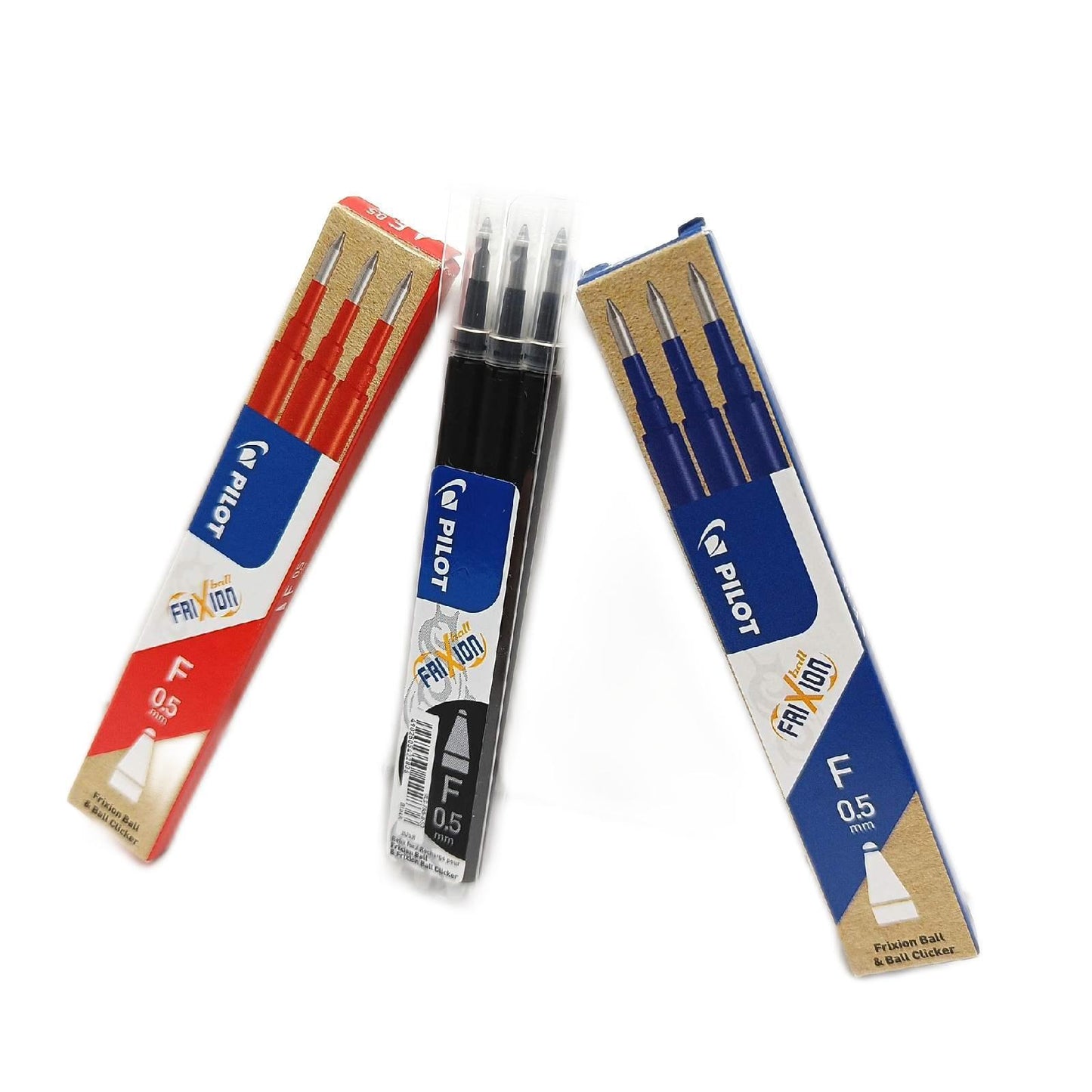 PILOT Nachfüllminen Schreibzubehoer Set 3 x 4 Schwarz Blau Rot