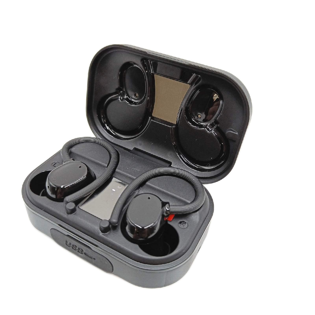 Cassini In Ear Kopfhörer Sport Bluetooth Kopfhörer Schwarz Kabellos Sportlich lange Akkul