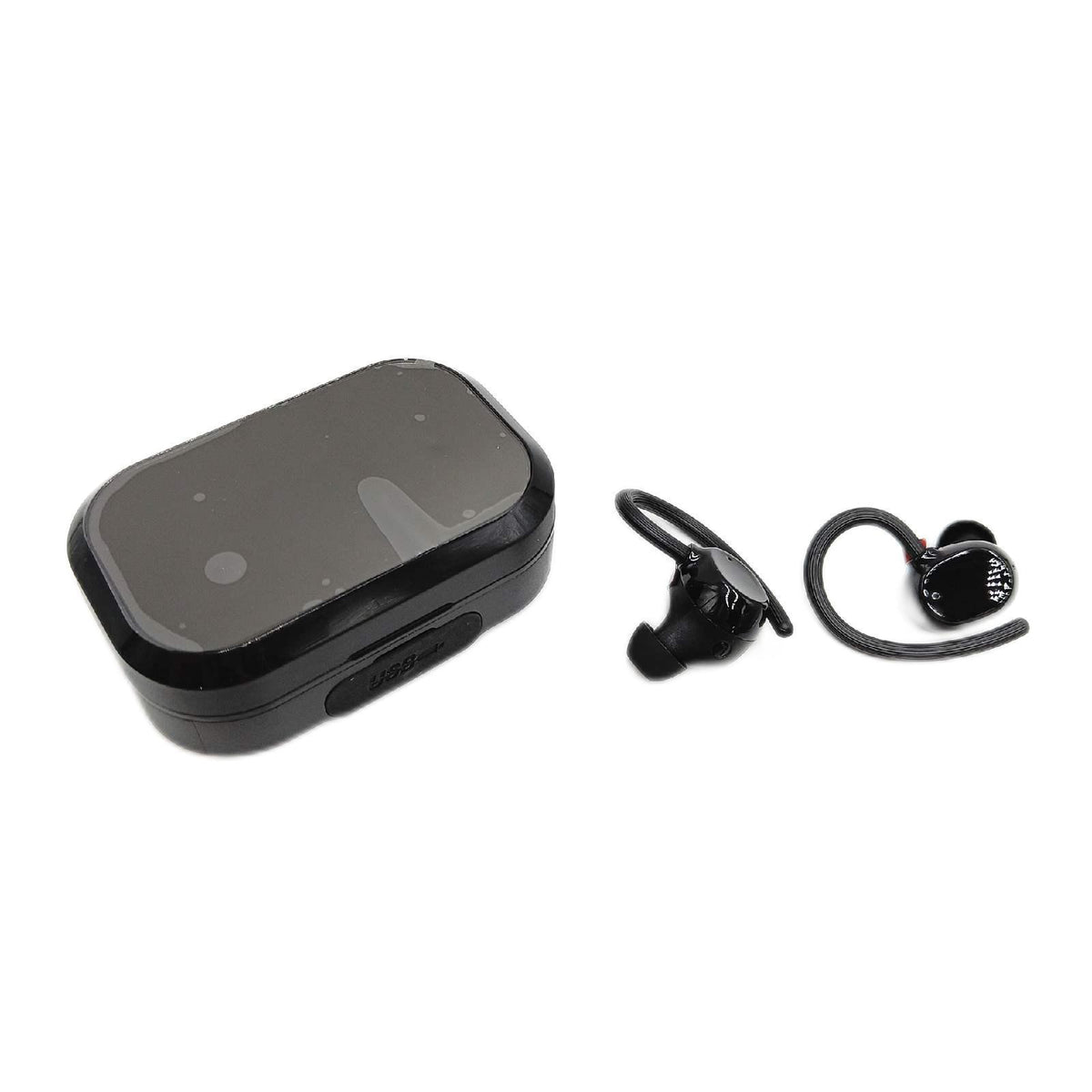 Cassini In Ear Kopfhörer Sport Bluetooth Kopfhörer Schwarz Kabellos Sportlich lange Akkul