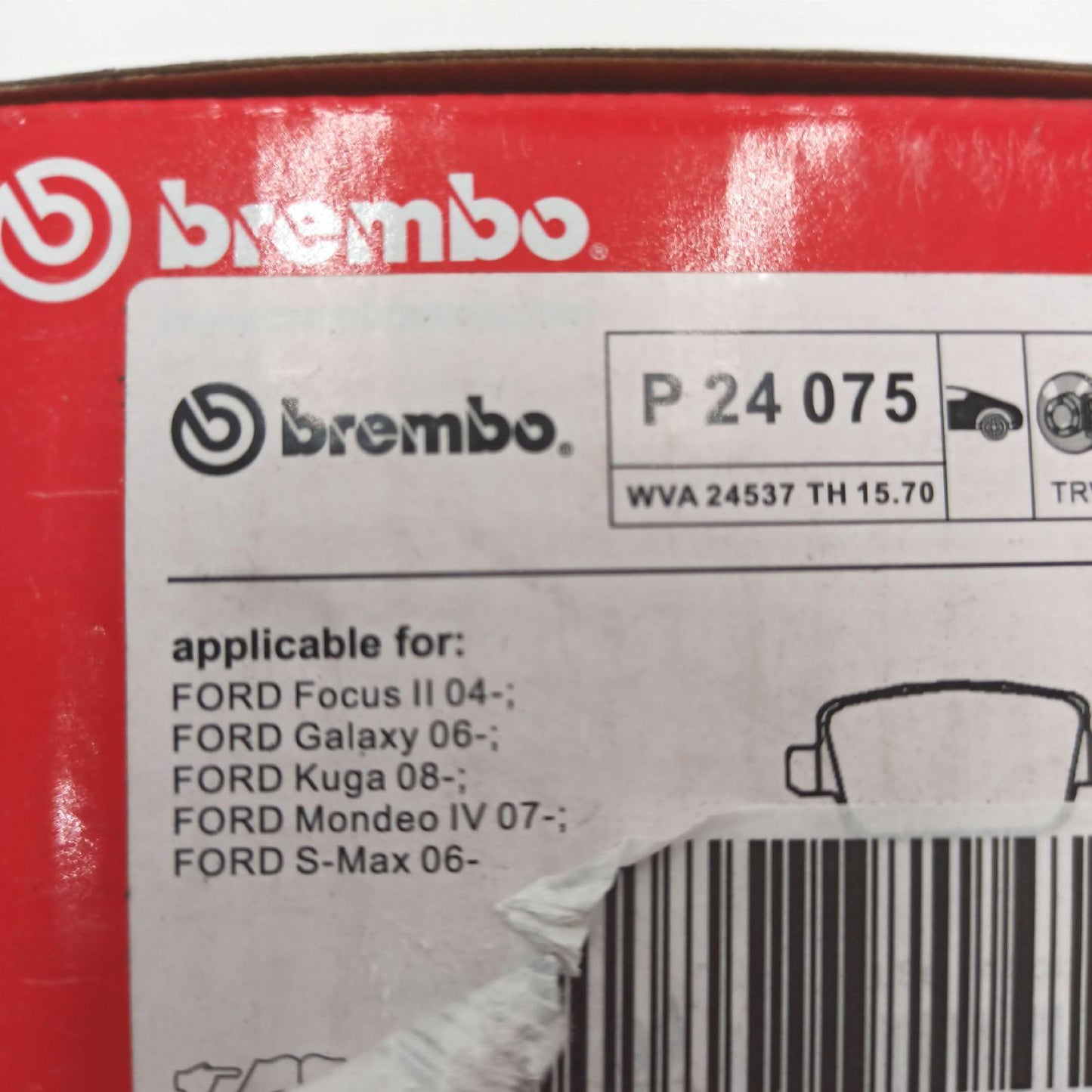 Brembo Hinterradbremsbelag Bremsen Verschleißteile P 24
