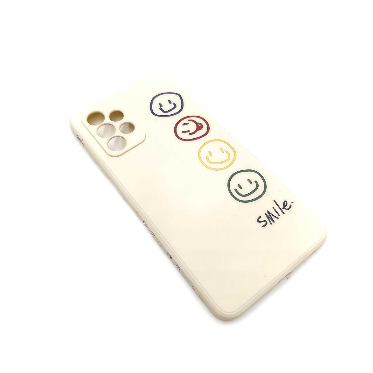 Samsung Handyhülle Smartphone Zubehör Galaxy A52S Smiles Muster Schöne Hülle