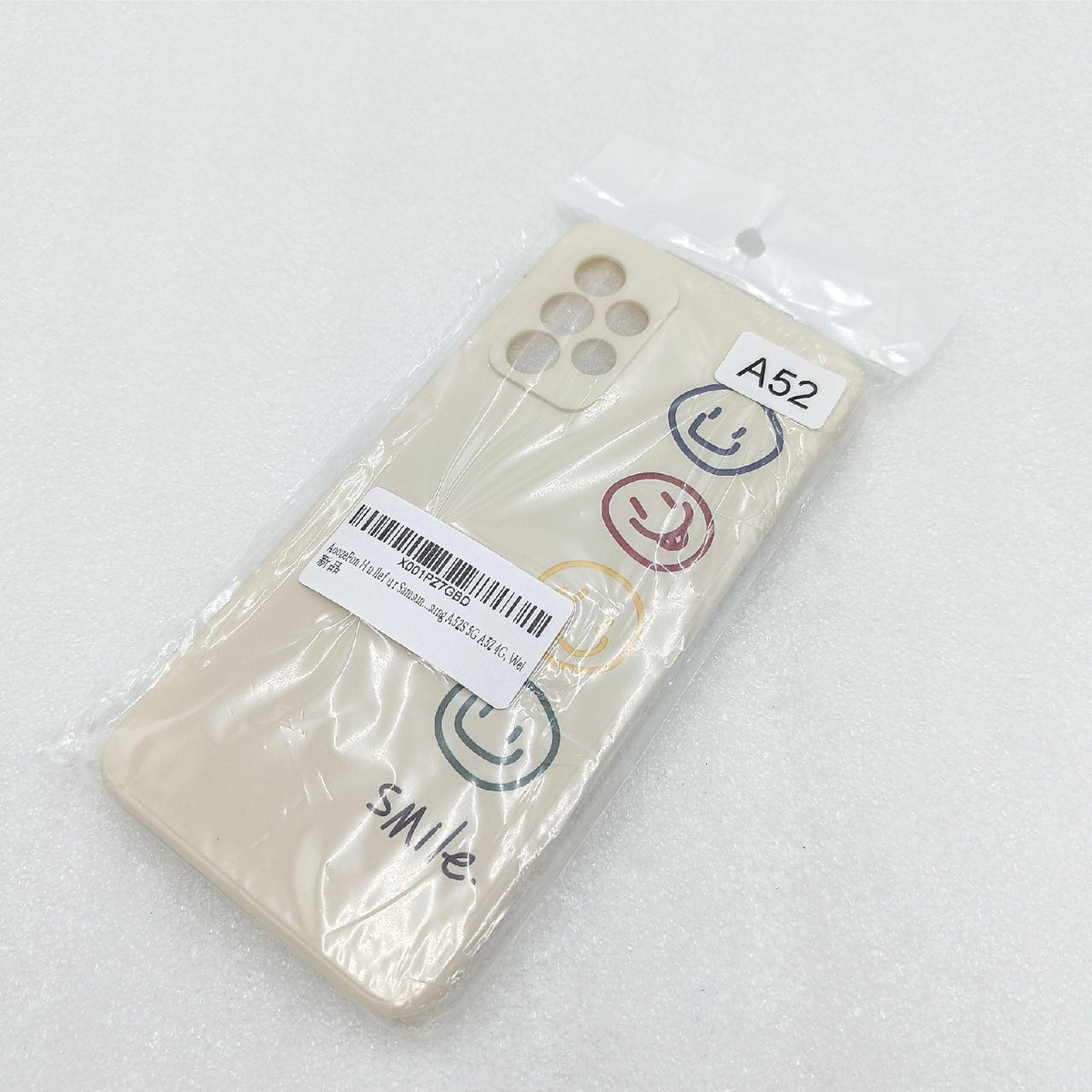 Samsung Handyhülle Smartphone Zubehör Galaxy A52S Smiles Muster Schöne Hülle