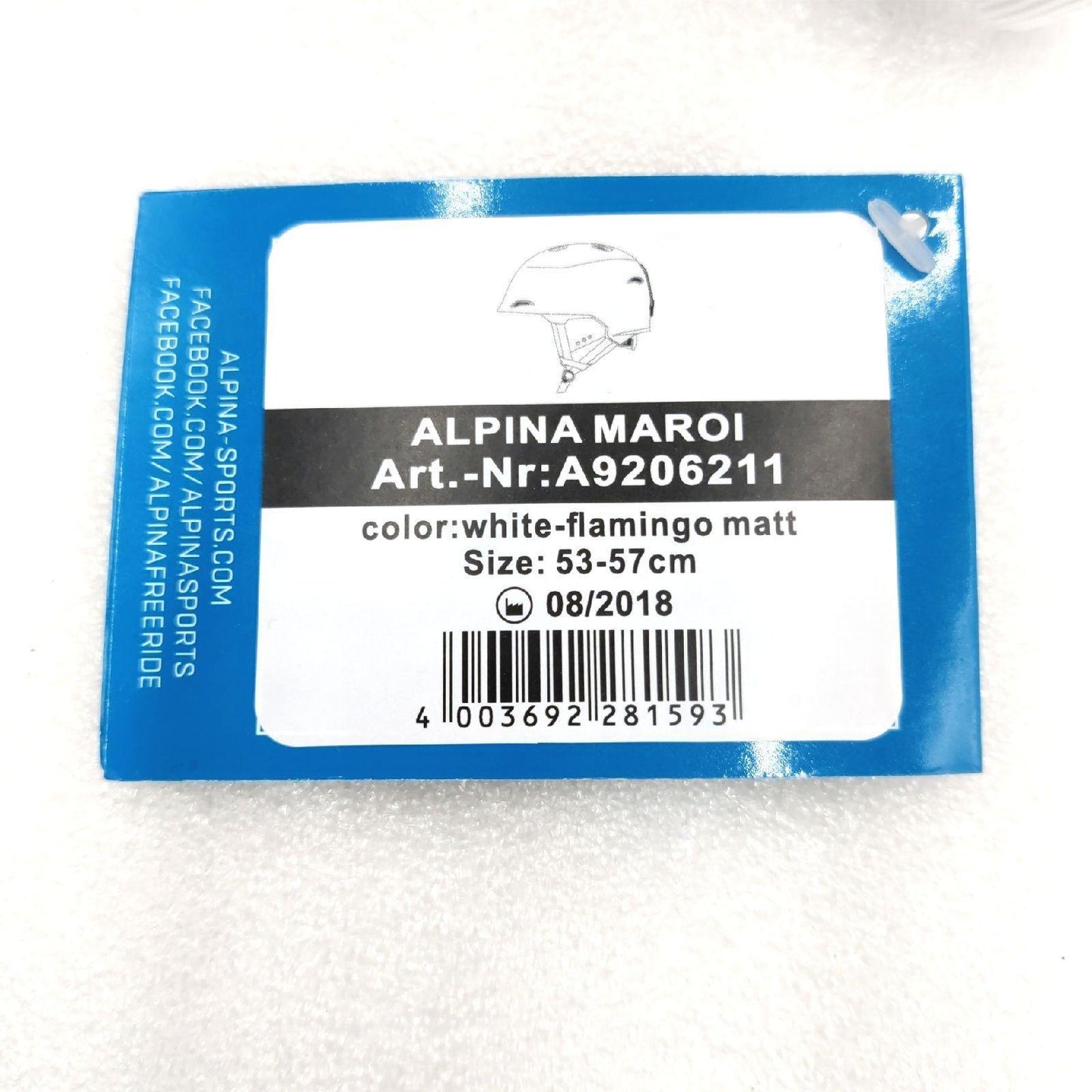 Alpina Skihelm Sportbekleidung Maroi Bruchfester Helm Individuell Anpassbar Waschbar Schutz