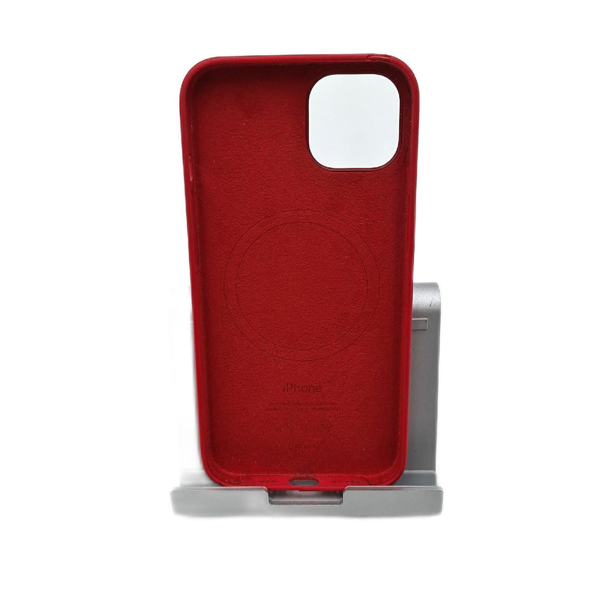 Apple Silikon Case mit MagSafe für iPhone 13 - Product RED