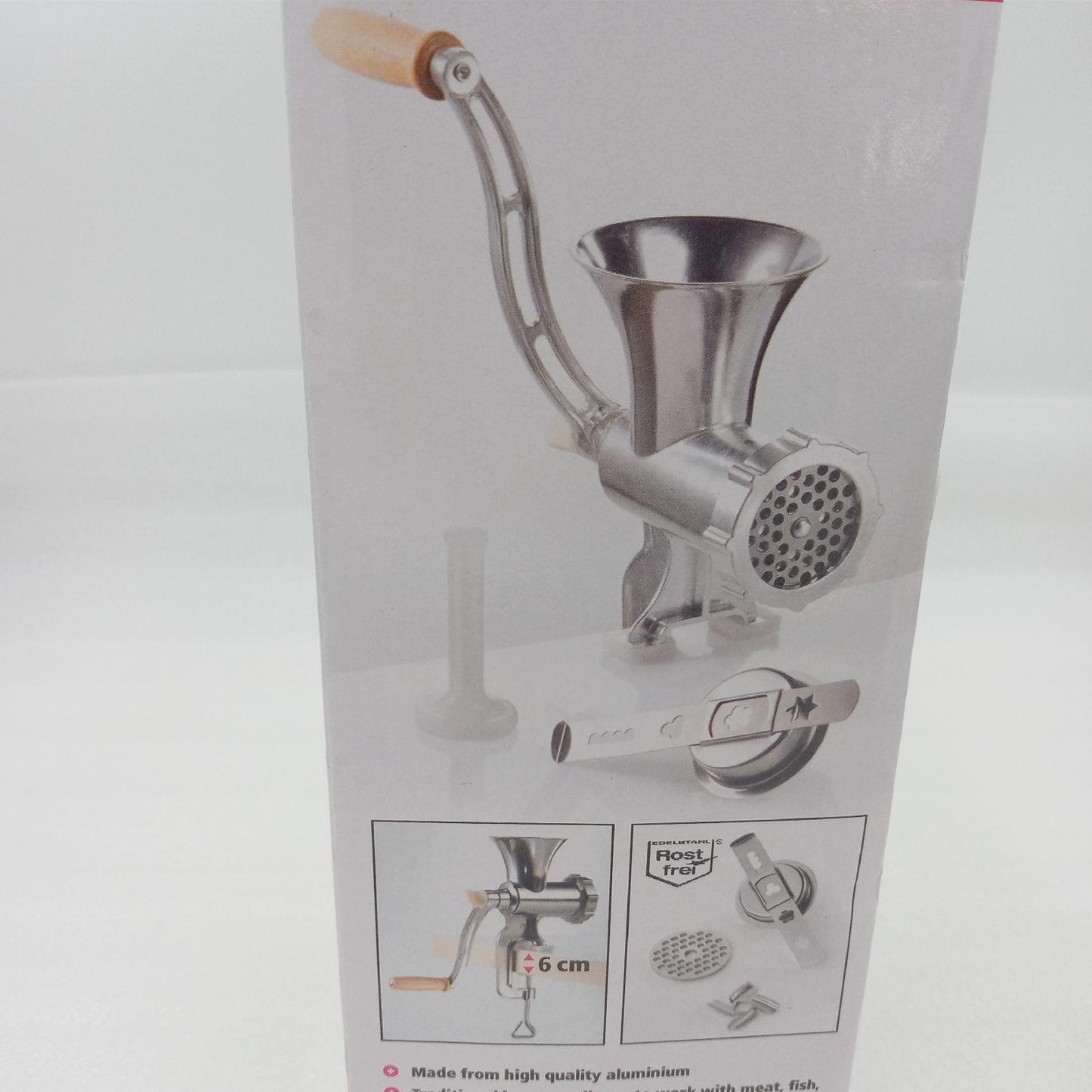 GSW 588423 Fleischwolf Aluminium Größe Nr. 8 Gebäckvorsatz Stößel Cookware Other (25,66)