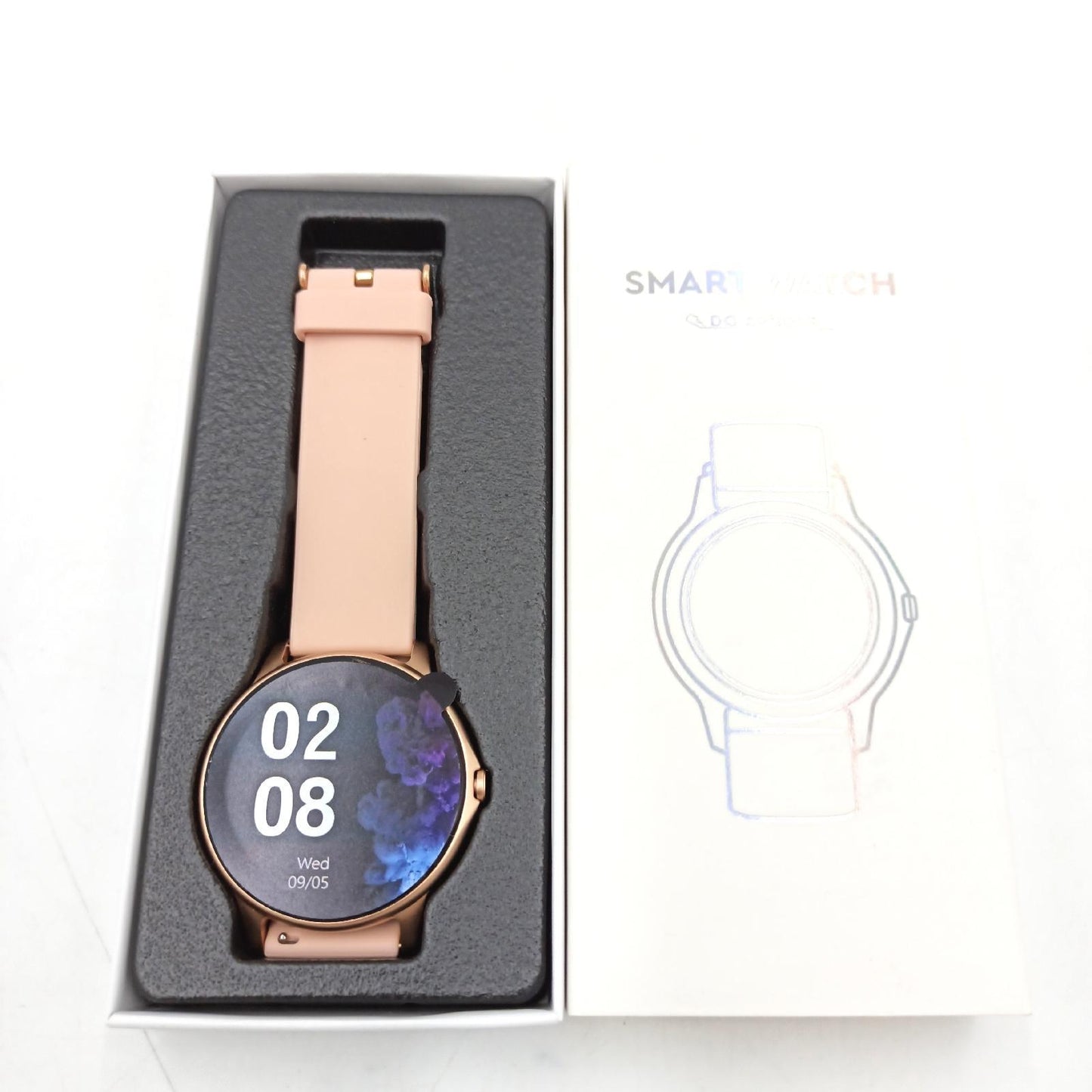 Bluetooth-Anruf Verbundene Damen Uhr Sportmodi 24 46.86 Smartwatch