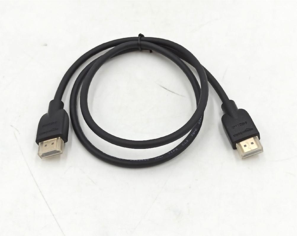 Amazon Basics 4K-HDMI-Kabel  0.9 m  18 Gbit/s Highspeed mit Ethernet  4K@60Hz  2160p  Schwarz