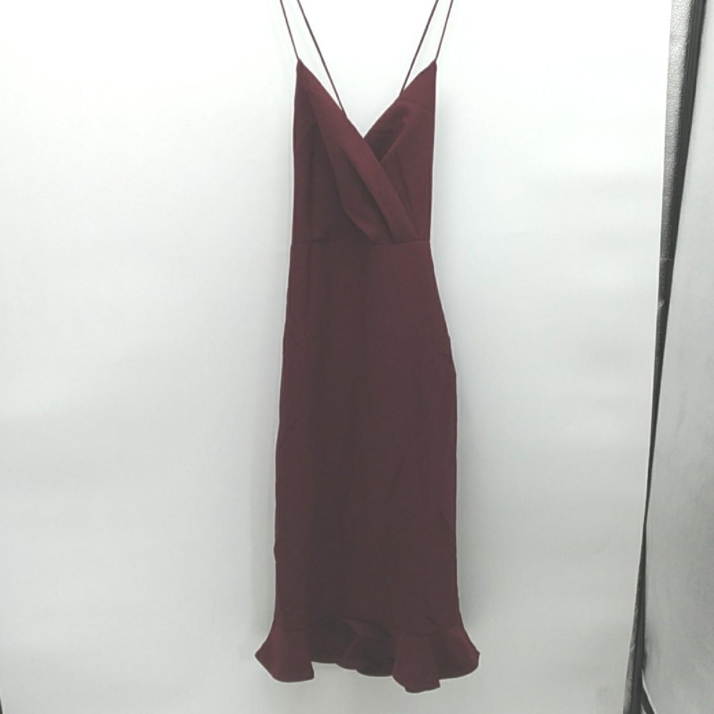 TRENDYOL Damen Murum Zurück Detailliertes Kleid Cocktail Dress Figurbetont, Zwetschge, 40