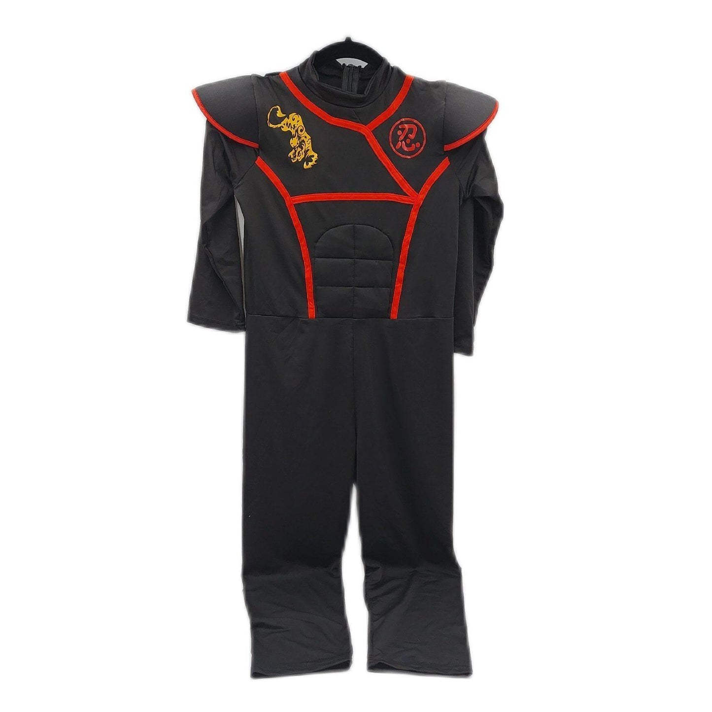 Aomig Kinderkostüm Halloween Kleidung Ninjaanzug Schwarz Jungen Mädchen Ninjasterne